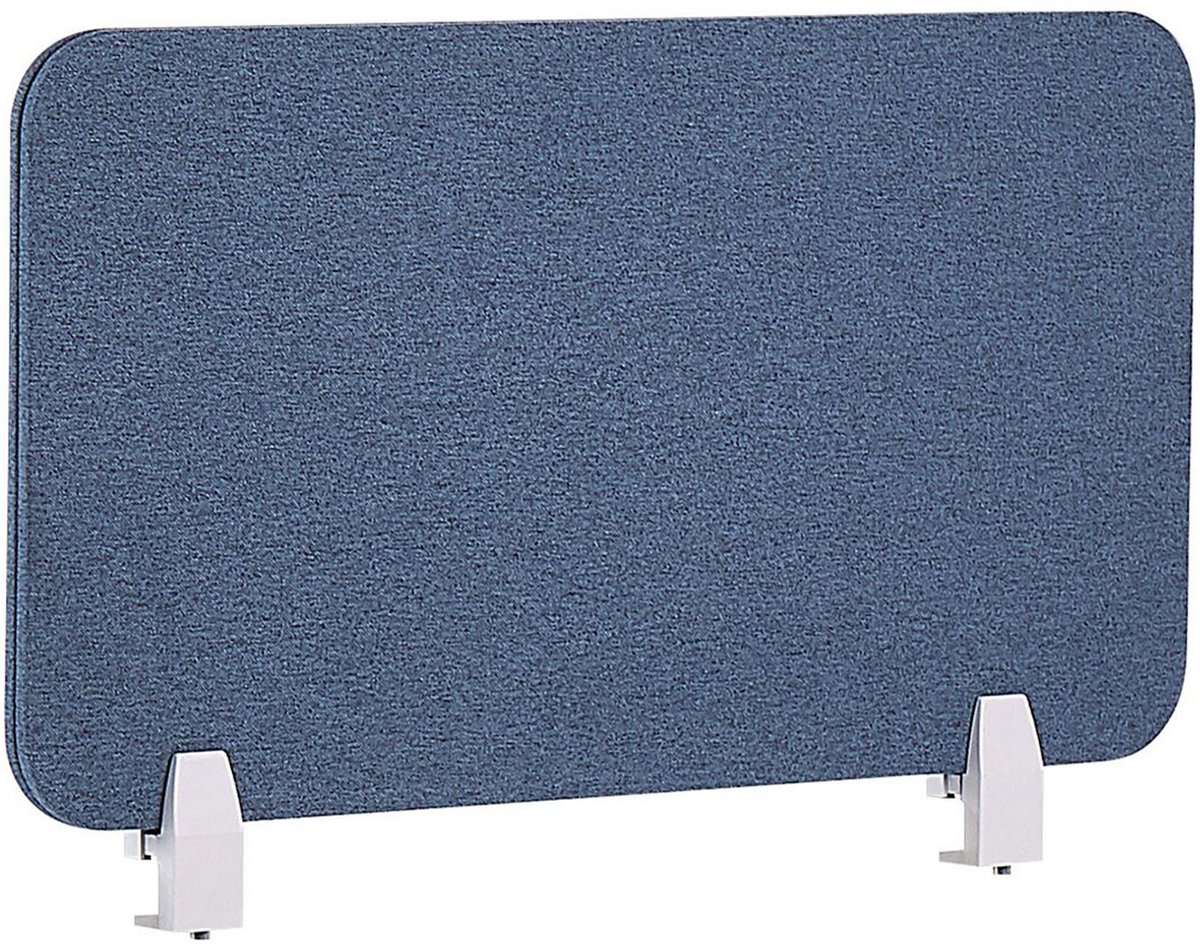 BELIANI WALLY - Bureauscherm - Blauw - 72 cm - Polyester