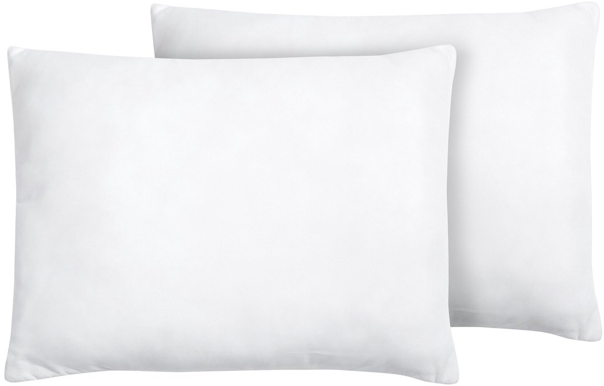 BELIANI ERRIGAL - Kussen set van 2 - Wit - 50 x 60 cm - Microvezels