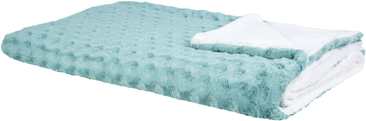 KANDILLI - Plaid - Lichtgroen - 200 x 220 cm - Polyester