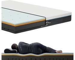 Best Life Matras 120x200 cm - Traagschuim & Koudschuim Ma...
