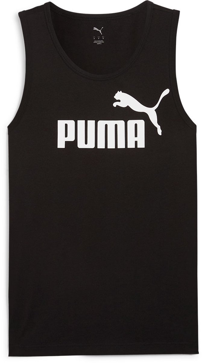Puma Ess No. 1 Logo Mouwloos T-shirt XS Zwart