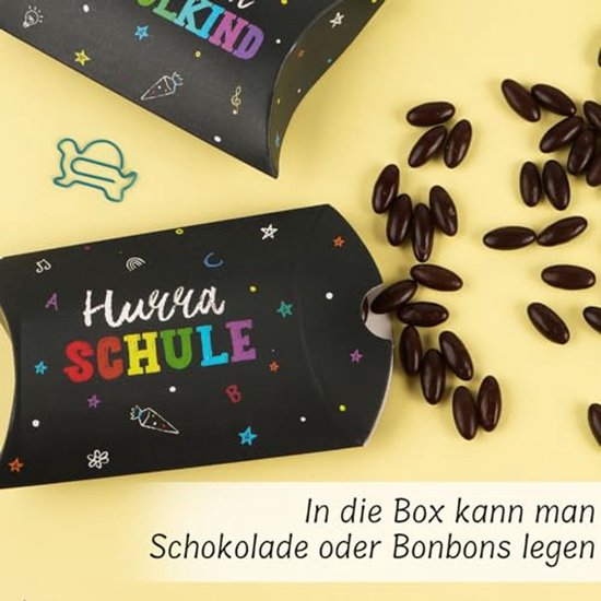 PARTY PARTY 8 stuks cadeauzakjes met handvat motief snoepzakjes, 19 x 15 cm voor cadeautjes, snoep, gastgeschenken, eerste schooldag, eerste schooldag