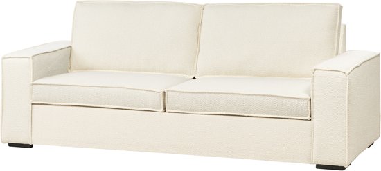 VUOKATTI - Canapé-lit - Blanc cassé - Bouclé