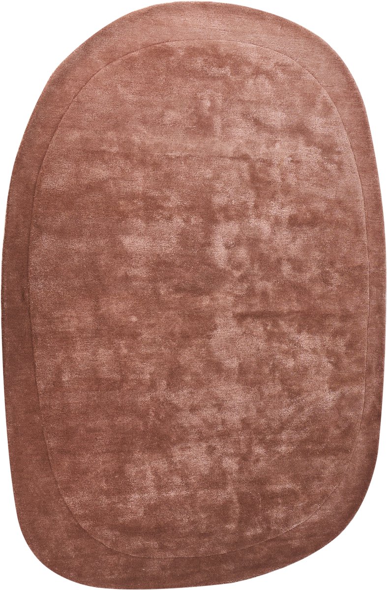 MITHA - Vloerkleed - Bruin - 200 x 300 cm - Viscose