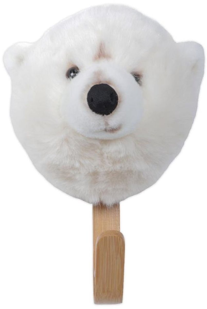 Wild & Soft Houten dierenkapstok - Beer