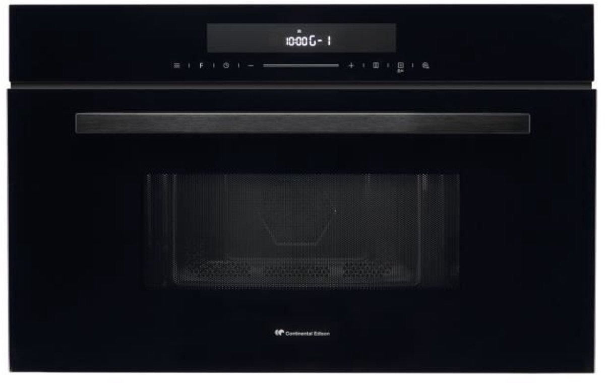 Inbouwmagnetron - CONTINENTAL EDISON - 1450 W - 34 L - Grillcombinatie - CEMO34CEB3 - 59,5 x 38,3 x 49,2 cm - Zwart