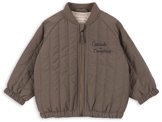 Konges Slojd Juno Bomber Jacket Vestes Garçons - Manteau d'hiver - Marron - Taille 104