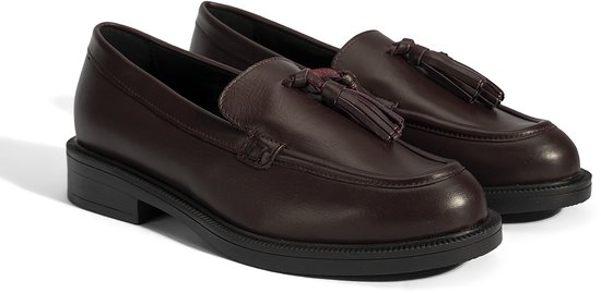 DESA Chaussure basse/Ballerine Cuir Bordeaux Femme Astuce de chaussure: rond Taille: 38 EU