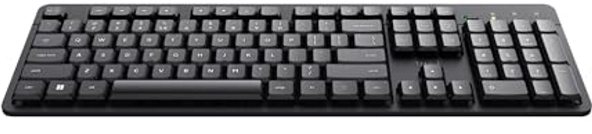 Draadloos Toetsenbord met Stil Italiaans QWERTY Indeling - Waterdicht - USB 2.4GHz Verbinding - Geschikt voor Laptop en PC