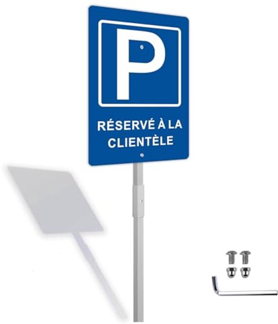 Cartello Parcheggio per disabili in alluminio / Dibond 200 x 300 mm