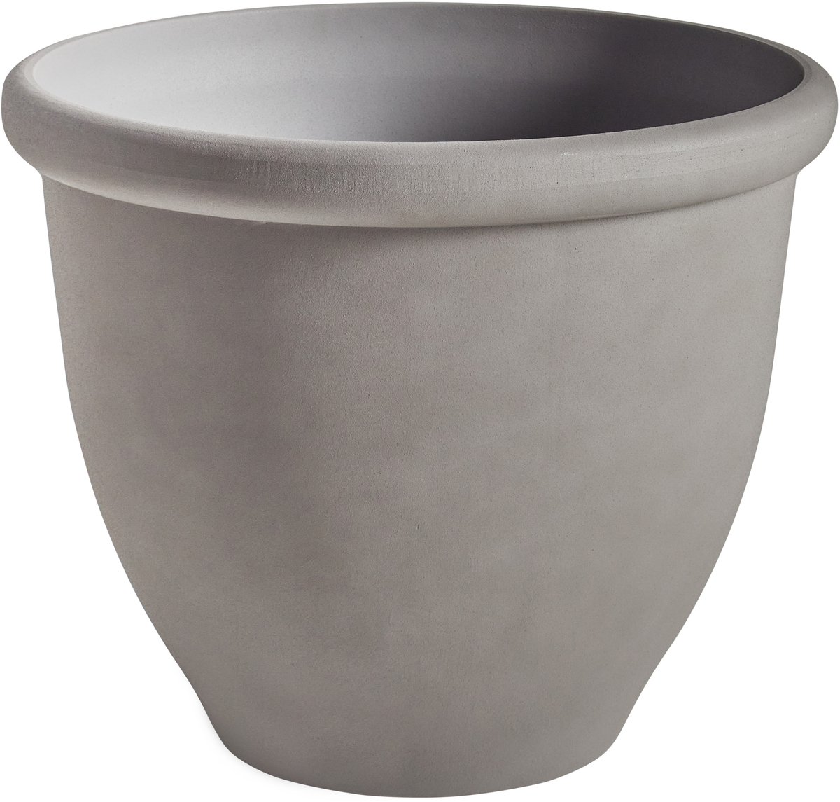 TESALIA - Bloempot - Grijs - 49 cm - Polyresin
