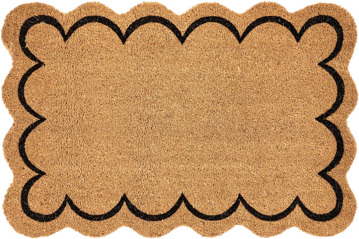 Beliani HOLON - Deurmat - Natuurlijk - 60 x 90 cm - Kokos
