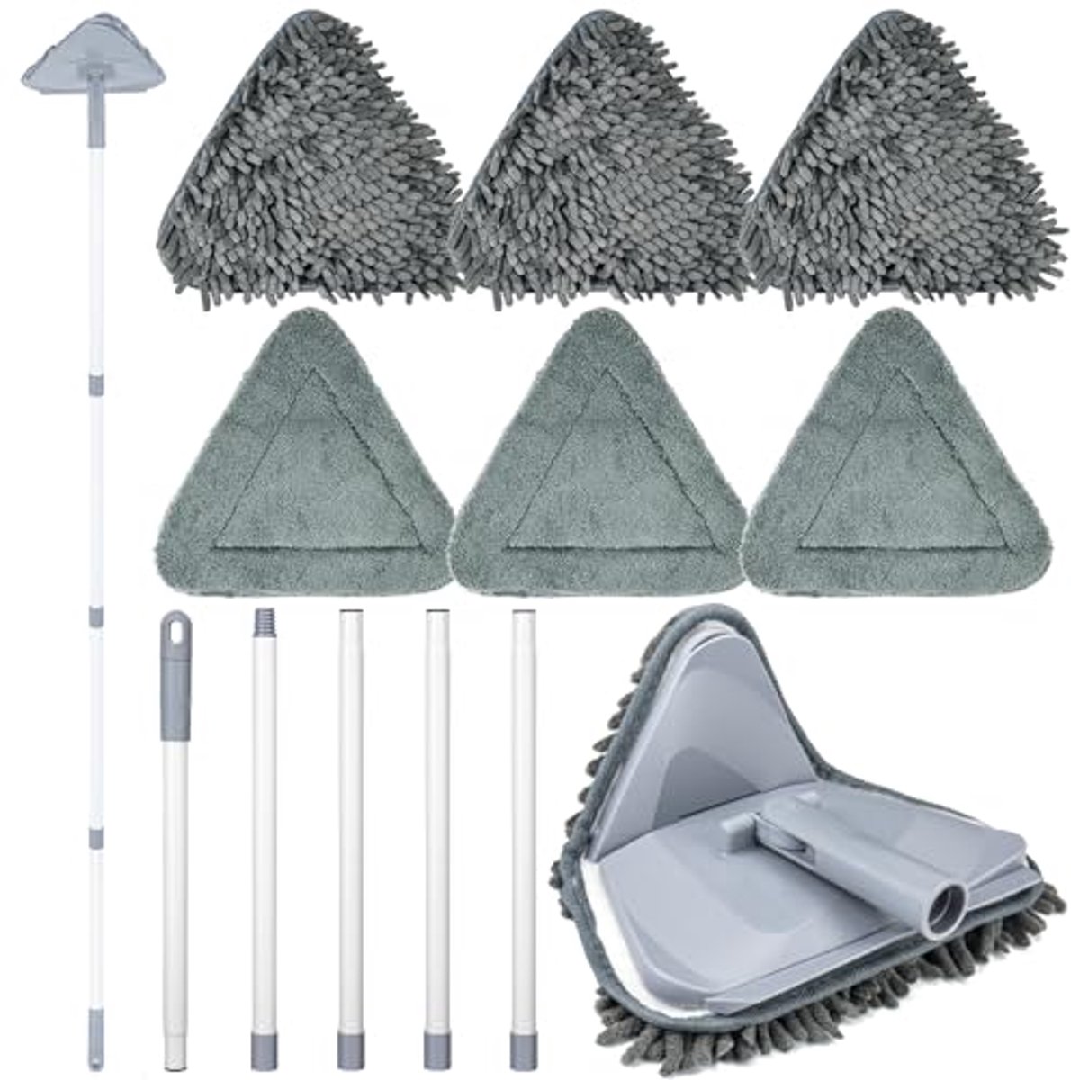 Muur Schoonmakende Mop met Lange Handvat