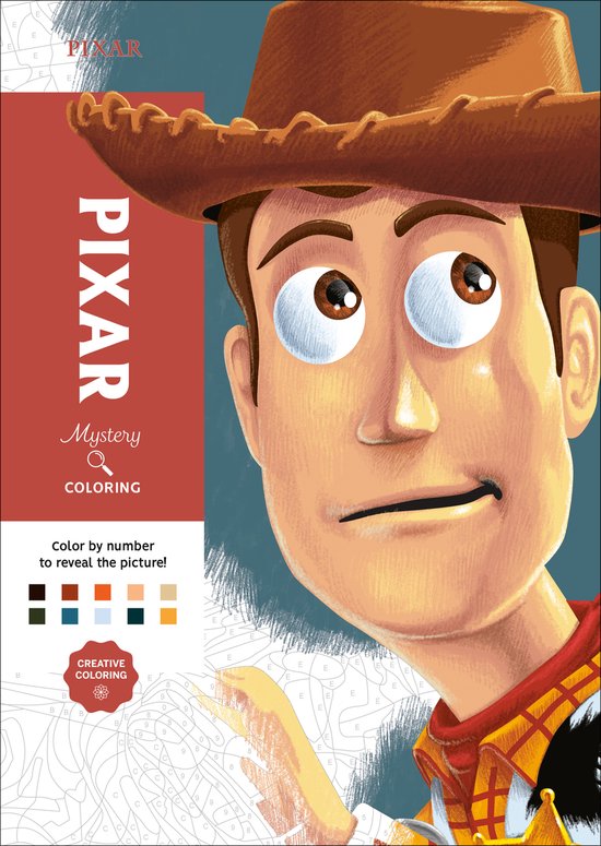 Disney- Disney Mystery Coloring: Pixar - cover