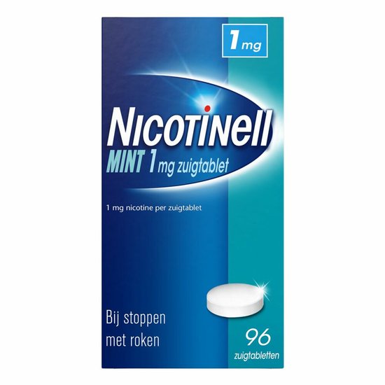 Nicotinell Mint Zuigtabletten 1mg - 3 x 96 tabletten