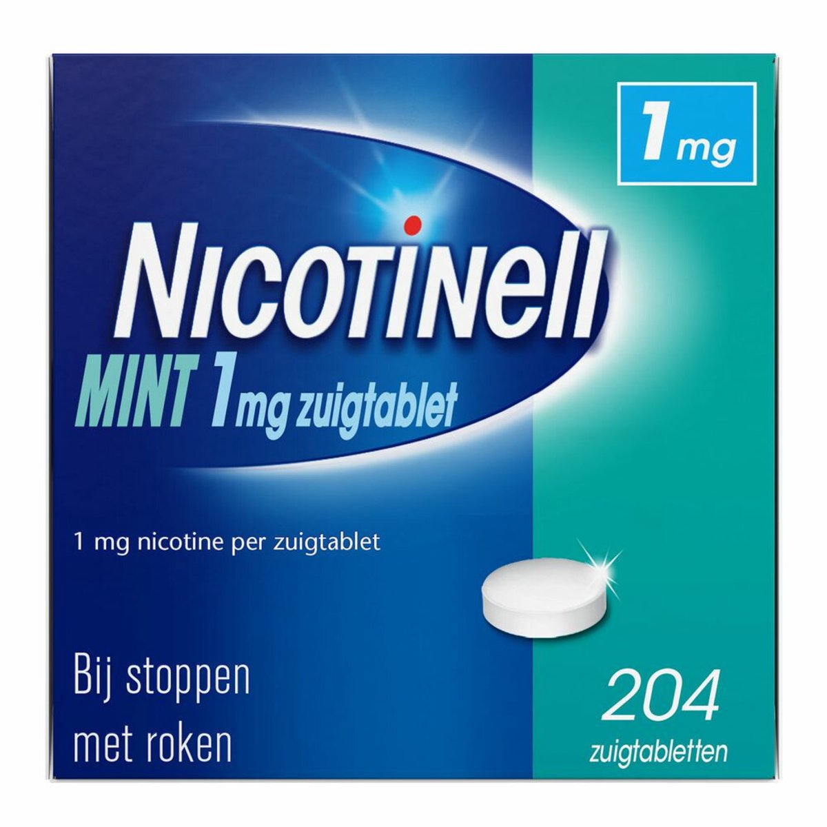 Nicotinell Mint Zuigtabletten 1mg - 3 x 204 tabletten