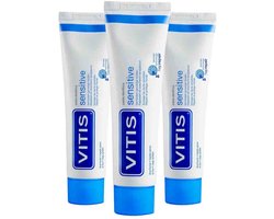 Vitis Tandpasta Sensitive - 3 x 75 ml