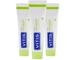 Vitis Tandpasta Orthodontic - 3 x 75 ml
