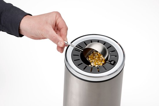 Solis Pop & Fun Popcorn Maker - Popcorn Machine Zonder Olie - Popcornmachine - RVS Popcornmaker — afbeelding 5