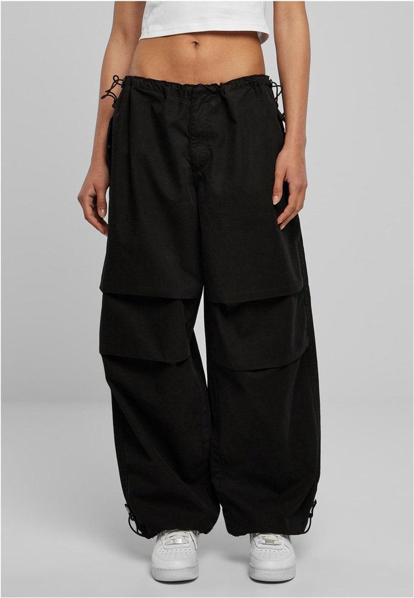Urban Classics Cotton Parachute Wijde broek 5XL Zwart