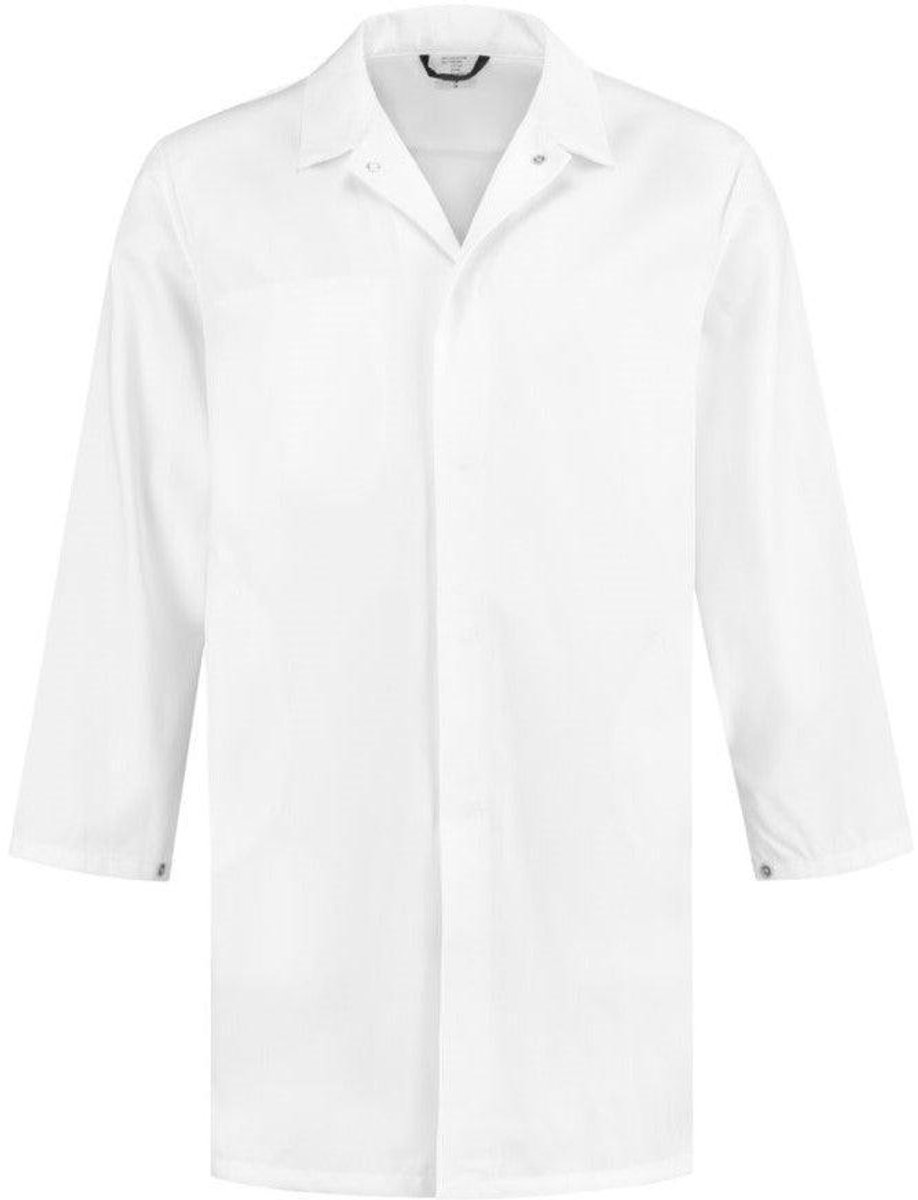 Foodstofjas (lang) korenblauw maat L