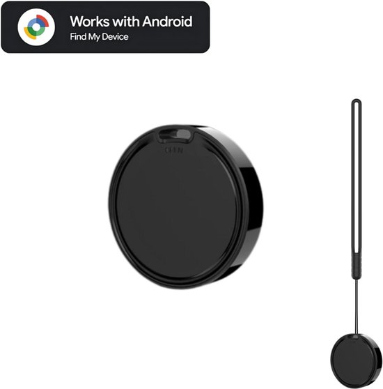 GPS Bluetooth Tracker met hangertje - Geschikt voor Android - Draadloze Tag met Hangertje - Geschikt voor Android Find My - Hangertje Geschikt voor Airtag