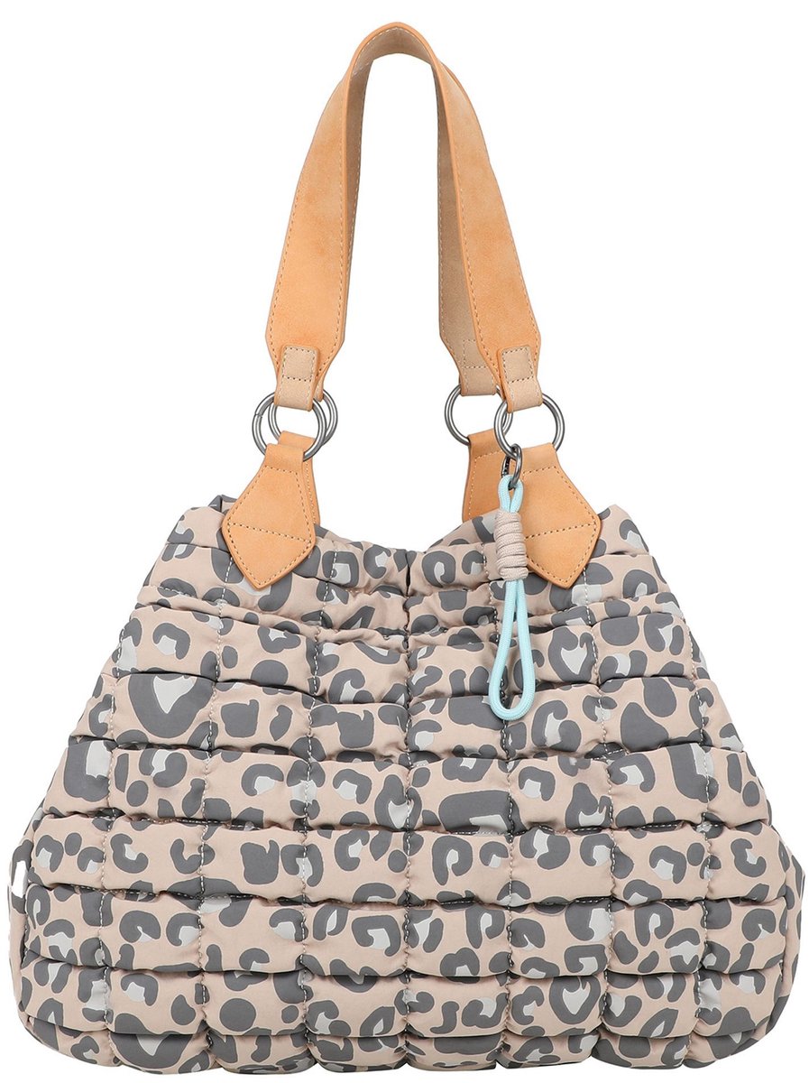 Fritzi aus Preußen schoudertas Izzy Medium Limited Leo Bubble Shoulder Bag Soft Caramel beige