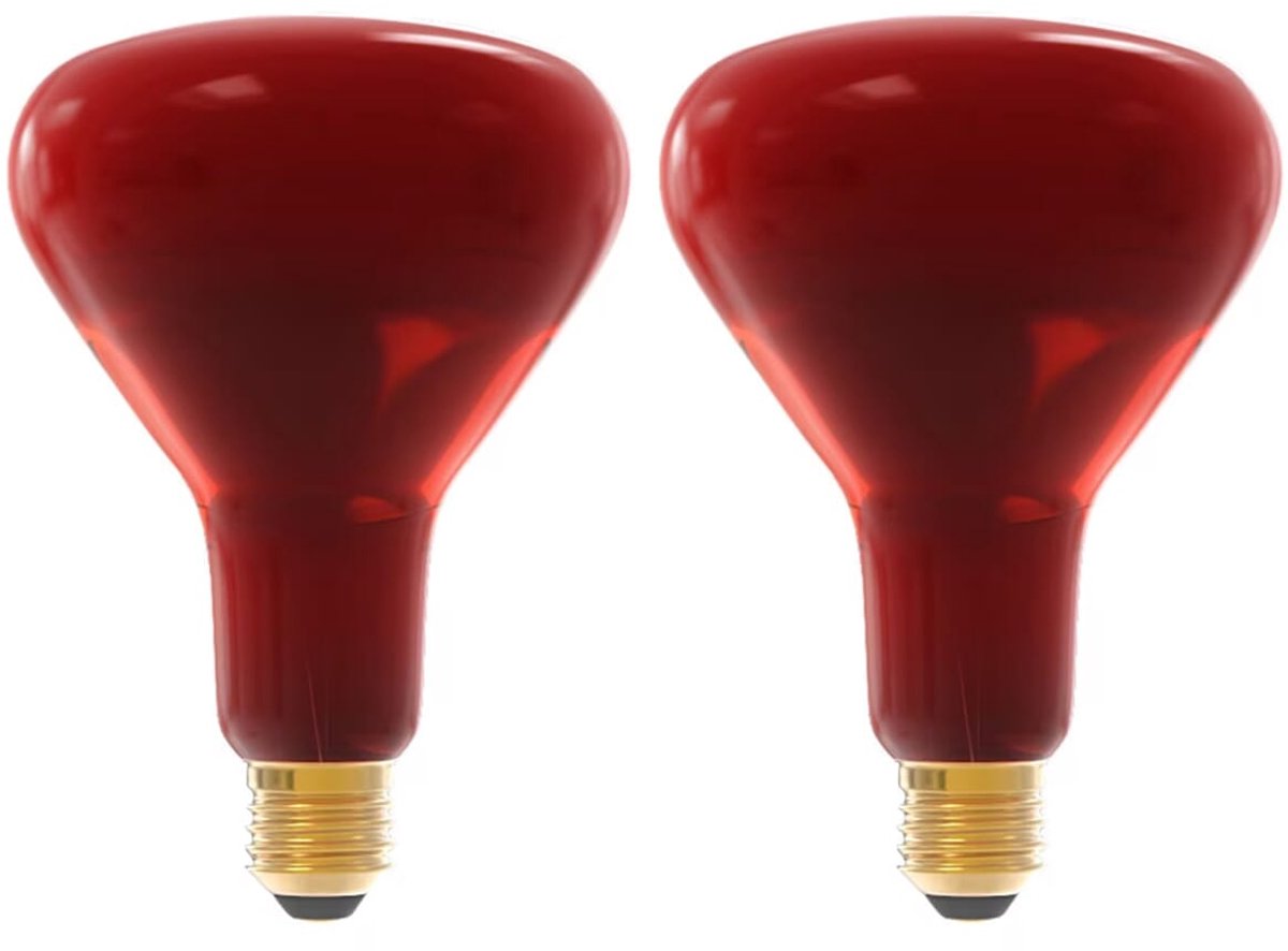 Technik E27 Infraroodlamp Dimbaar 250W - Volledig Infrarood Lamp R125 - 2 stuks
