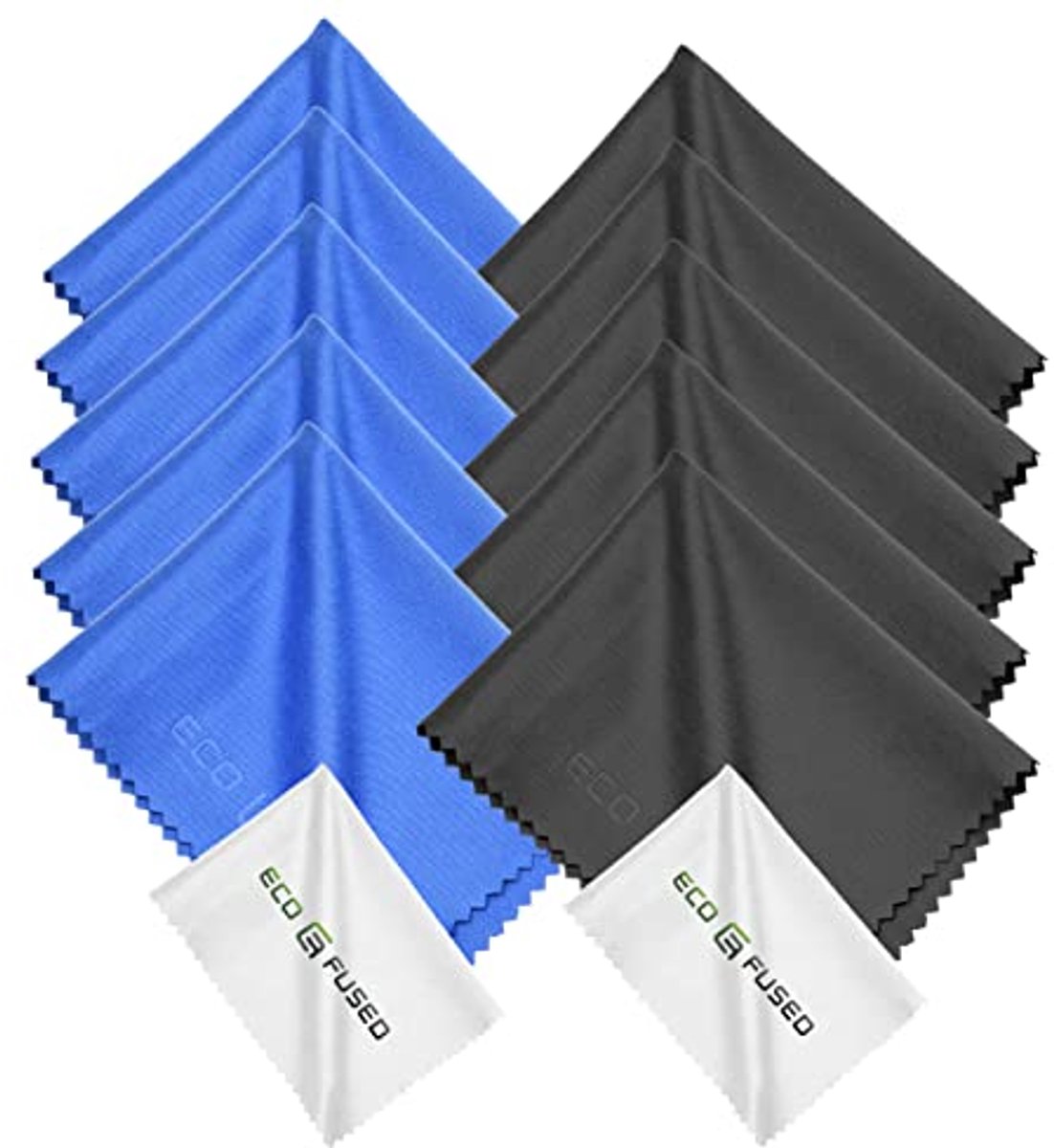 Microvezeldoeken 12-Pack - Ideaal voor het Schoonmaken van Glazen en Camera Lenses