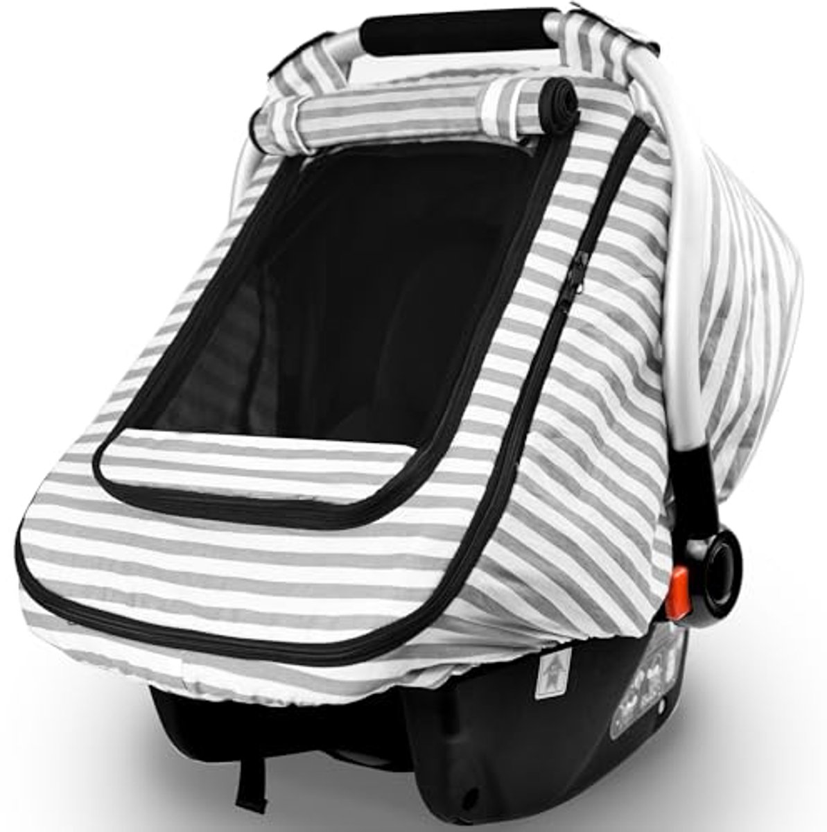 Image of Ademend en Lichtgewicht Autostoelhoes voor Baby's - Zomerbescherming met Kickbestendige Luifel