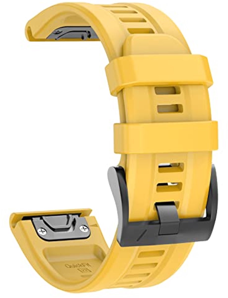 22mm Silic strap voor Fenix 7, 6 en 5 - QuickFit Vervangingsband