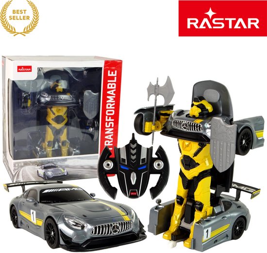 Afstandsbediening Auto afstandsbediening Transformer Robot Car 360 roterende rem oplaadbare kinderspeel speelgoed auto | NL