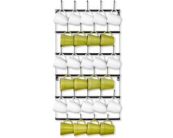 Wandgemonteerde Mokhouder voor 27 Mokken - Stijlvolle en Functionele Koffie- en Thee Organizer