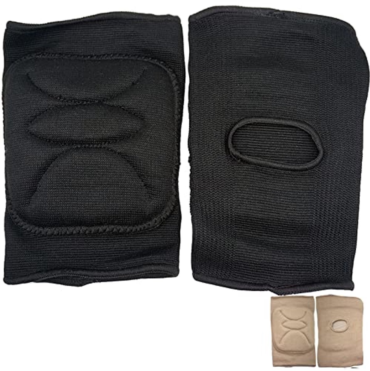 Kniebeschermers voor Dans en Sport - Elastische Kniebrace voor Kinderen en Volwassenen - Zwart M