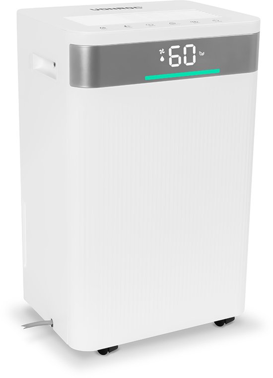 VONROC Luchtontvochtiger – 20L/dag – 4,5L watertank – Wifi & app-bediening – HEPA & Carbon Luchtfilter