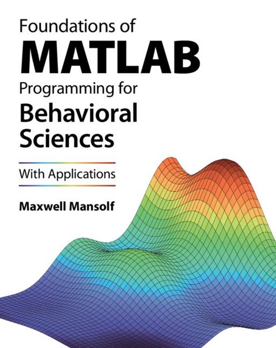 Foundations of MATLAB Programming for Behavioral Sciences - cover