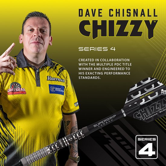 Harrows Dave Chisnall V4 90% - Soft Tip Darts van Harrows — afbeelding 3