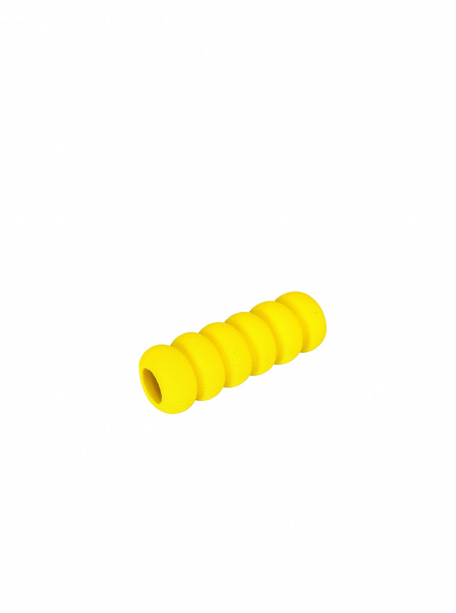 The Pencil Grip Ridged Grip Pengreep Foam Geel - Ergonomisch - Zacht comfort