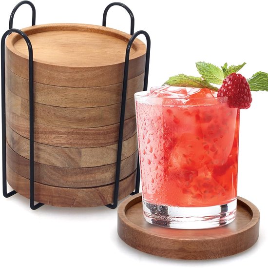 Florentijnse vintage houten onderzetters – Het is Vintastisch