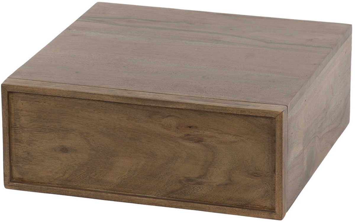 G***-M Giga Meubel Nachtkastje Frame - Bruin Acaciahout - 35x35x14cm