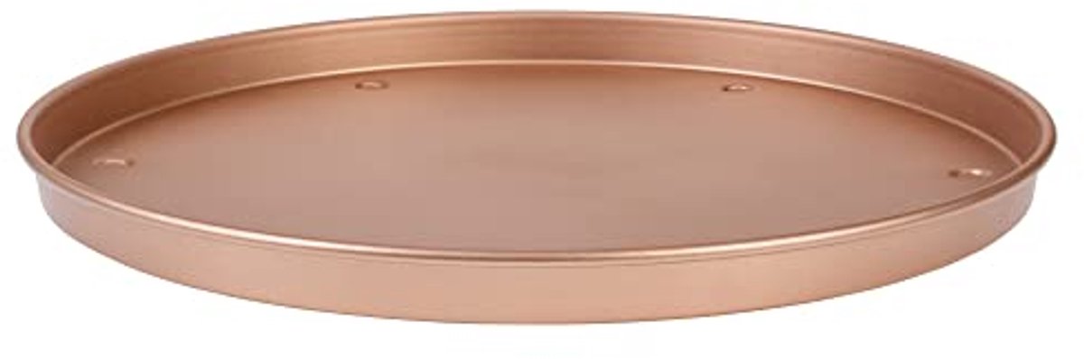Ronde Pizzaplaat Ø 38 cm met Antiaanbaklaag - Hittebestendig tot 230 °C, Perfect voor Pizza en Taarten