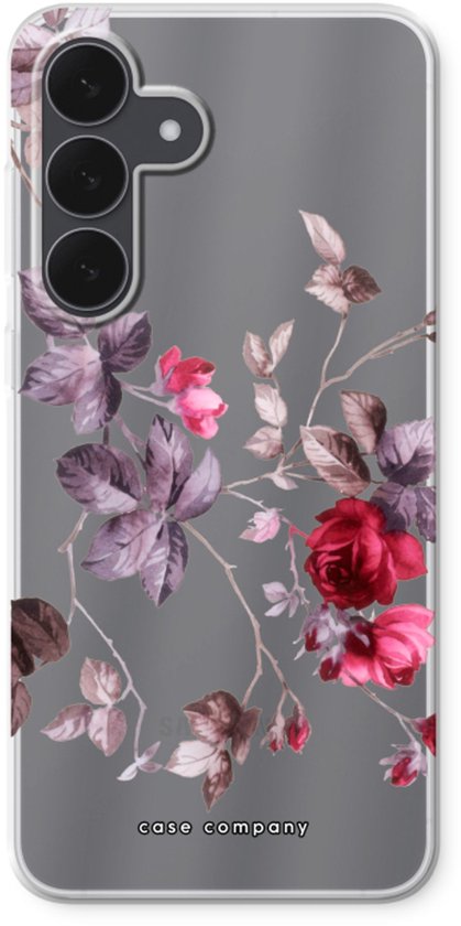 Case Company® - Coque compatible avec Samsung Galaxy S25 FE - Belles fleurs - Coque souple pour téléphone - Protection sur tous les côtés et sur le bord de l'écran