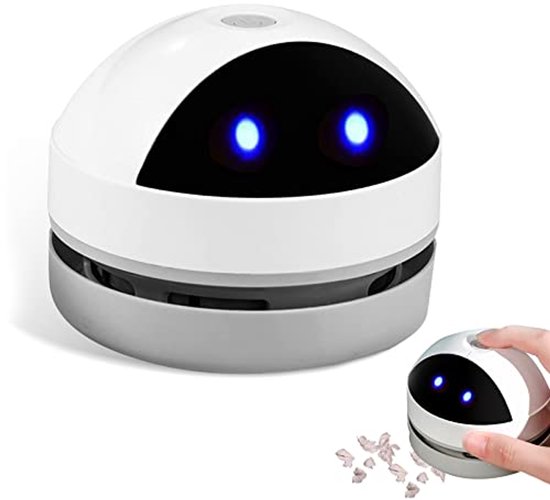 Draadloze Mini Tafelstofzuiger USB Oplaadbaar Compact Zwart - Draadloze - €43,88