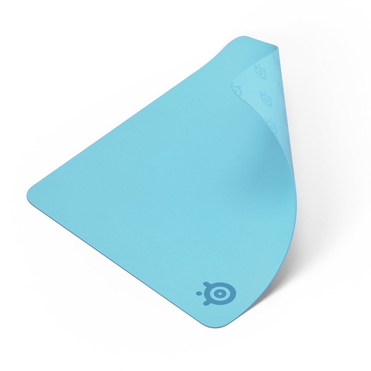 SteelSeries QcK – Gaming muismat – Large – micro‑geweven oppervlak – anti‑slip rubber – Aqua