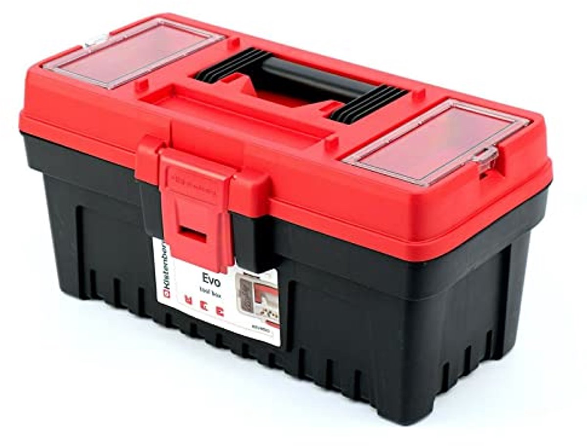 Gereedschapskoffer met organizer en ergonomische handgreep