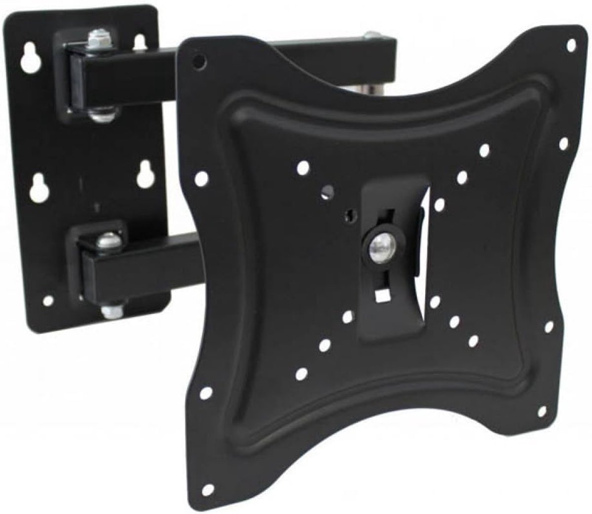 Draaibare Tv-muurbeugel voor LCD-/LED-schermen van 35-107 cm - Wandmontage Zwart