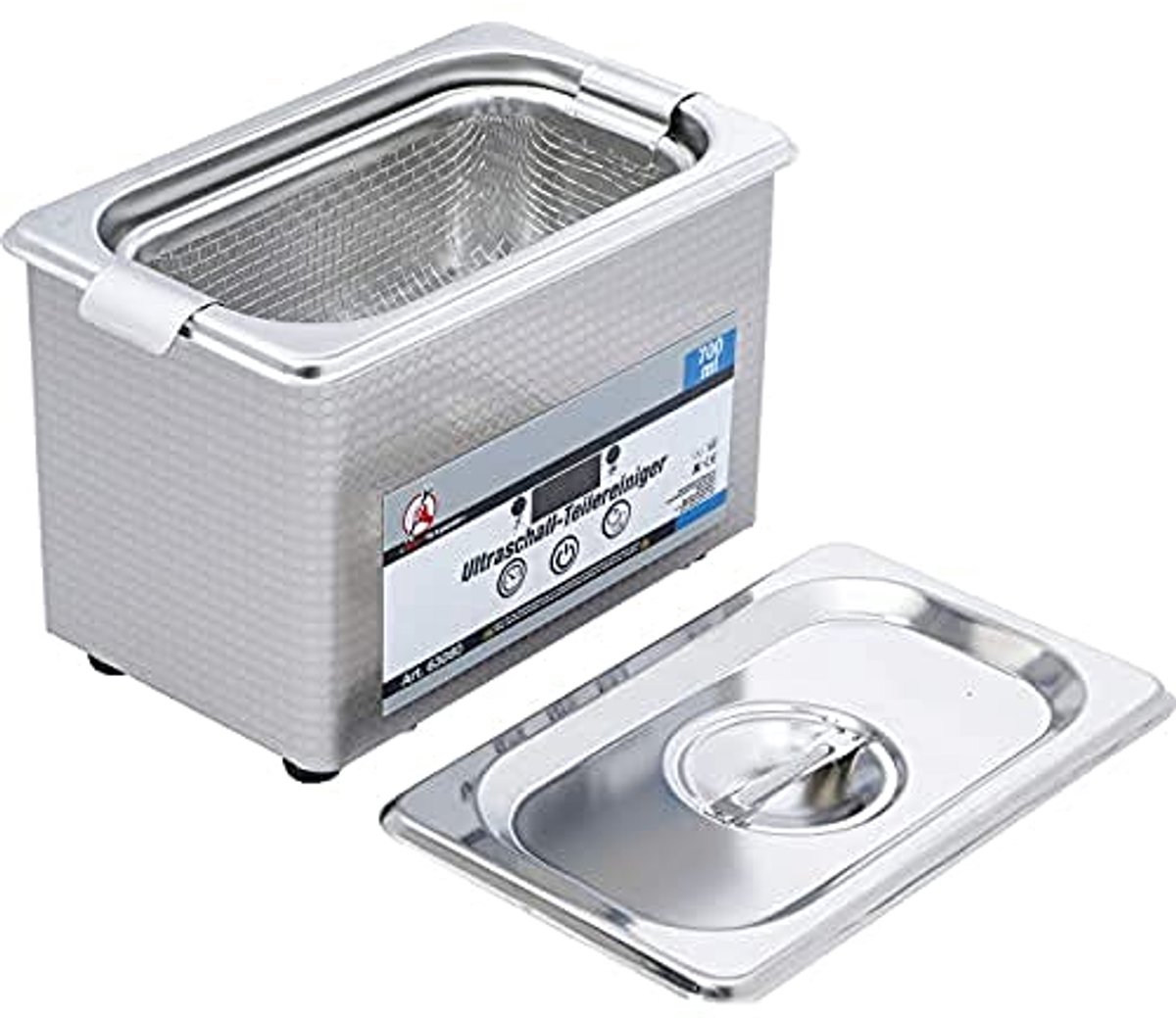 Ultrasone onderdelenreiniger 700 ml voor efficiënte reiniging van carburateurs, sieraden en meer