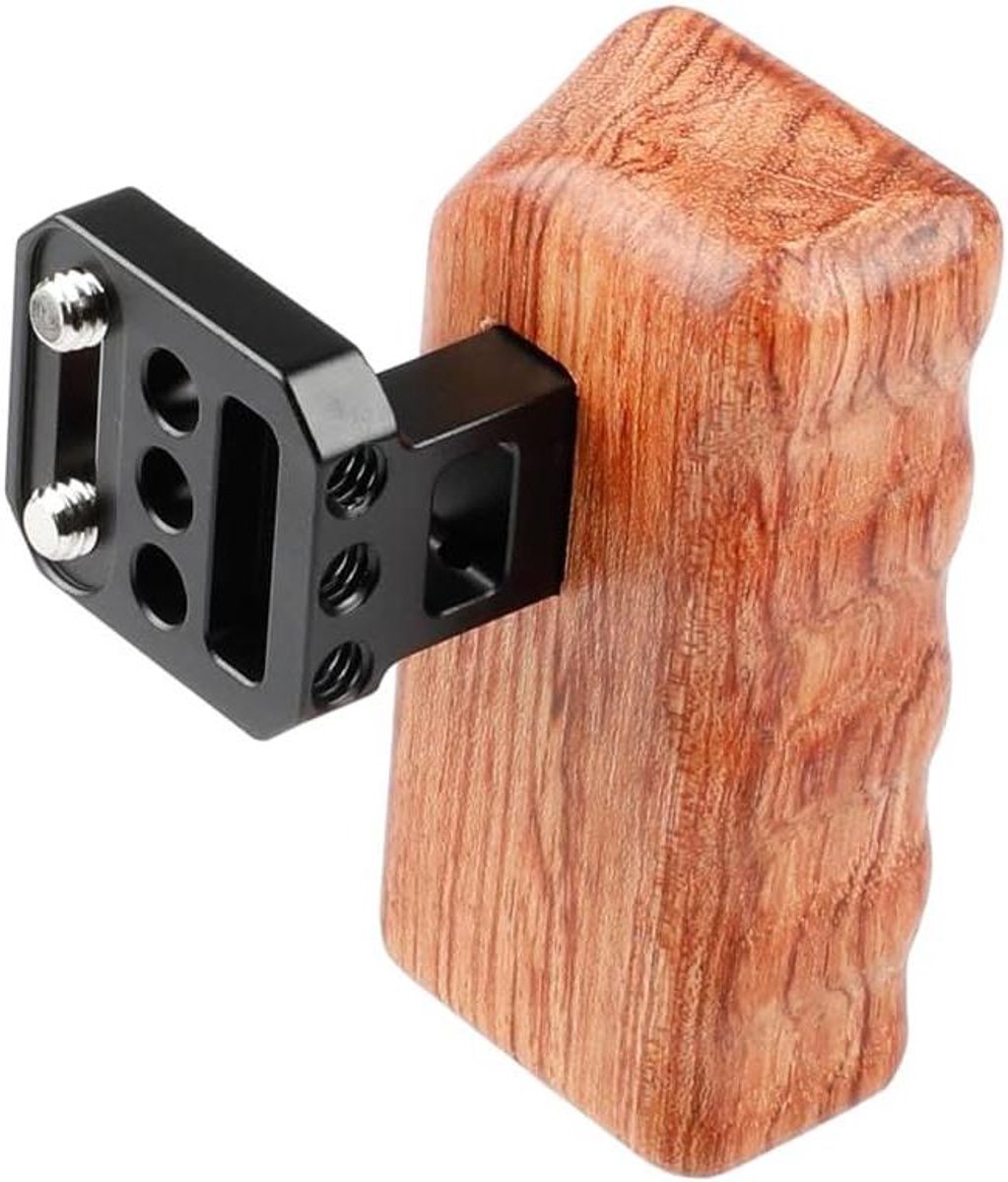 Allecto plus - Houten handvat met grip voor camera - GH serie - ergonomisch ontwerp
