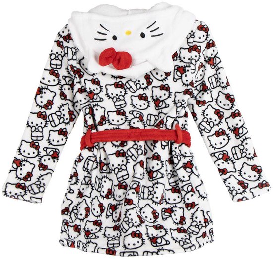 Peignoir Hello Kitty rose personnalisé
