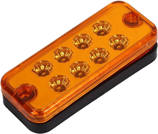 Zijmarkeringslamp oranje 12V | - Aanhanger zijlamp